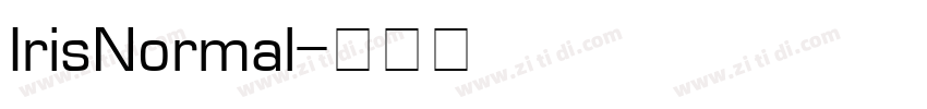 IrisNormal字体转换