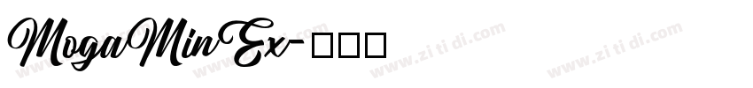MogaMinEx字体转换