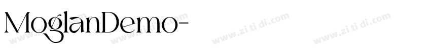 MoglanDemo字体转换
