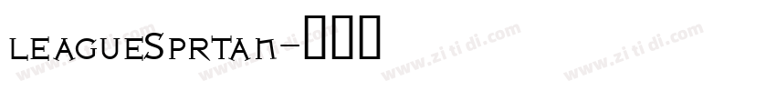 leagueSprtan字体转换