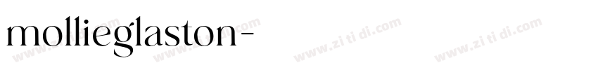 mollieglaston字体转换