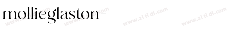 mollieglaston字体转换