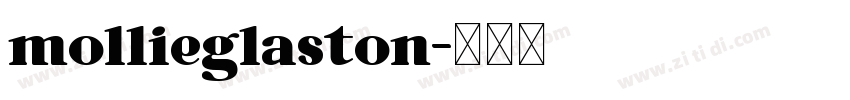 mollieglaston字体转换