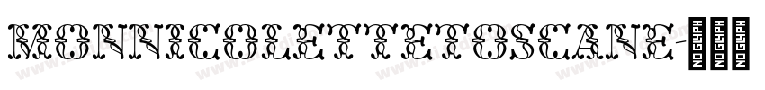 MonNicoletteToscane字体转换