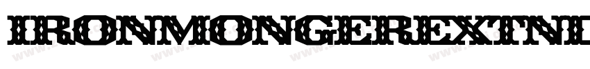 IronmongerExtnd字体转换