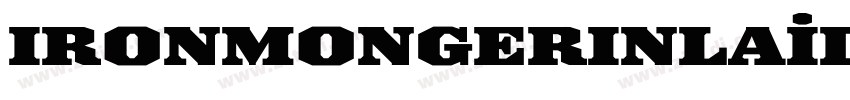 IronmongerInlaid字体转换