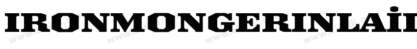 IronmongerInlaid字体转换
