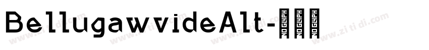 BellugawvideAlt字体转换