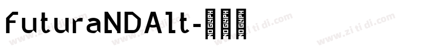 FuturaNDAlt字体转换