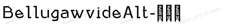 BellugawvideAlt字体转换
