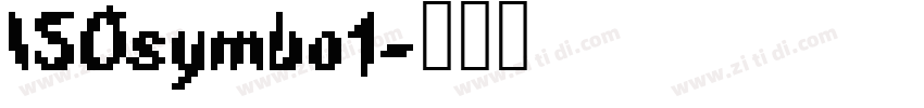 ISOsymbo1字体转换