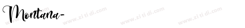 Montana字体转换