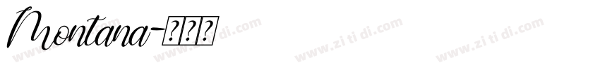 Montana字体转换