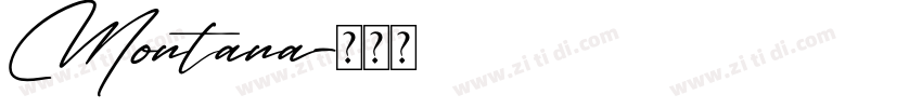 Montana字体转换
