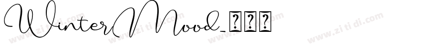 WinterMood字体转换