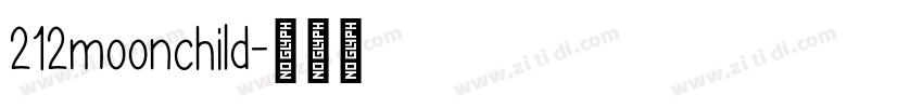 212moonchild字体转换