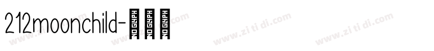 212moonchild字体转换
