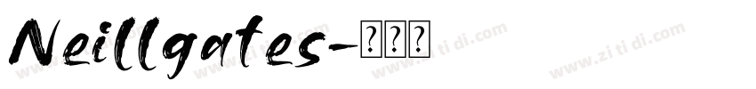 Neillgates字体转换