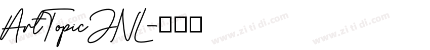ArtTopicJNL字体转换