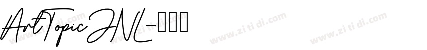 ArtTopicJNL字体转换