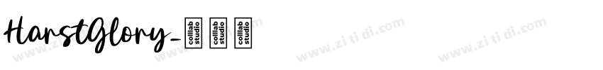 HarstGlory字体转换