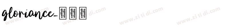 gloriance字体转换