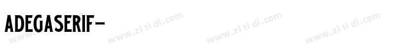 AdegaSerif字体转换