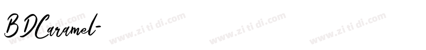 BDCaramel字体转换