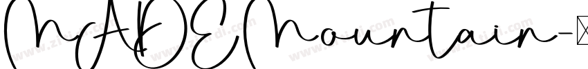 MADEMountain字体转换