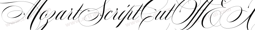 MozartScriptCutOffEX字体转换