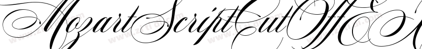 MozartScriptCutOffEX字体转换