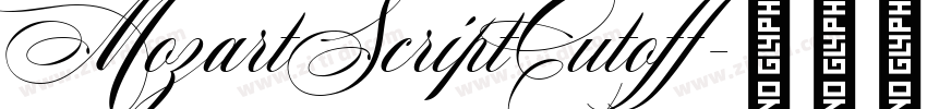 MozartScriptCutoff字体转换