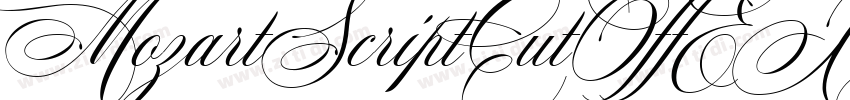MozartScriptCutOffEX字体转换