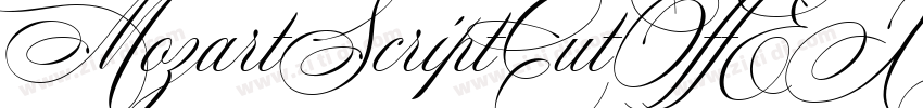 MozartScriptCutOffEX字体转换
