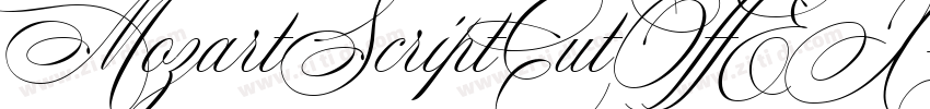 MozartScriptCutOffEX字体转换