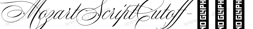 MozartScriptCutoff字体转换