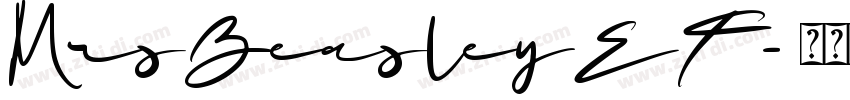 MrsBeasleyEF字体转换