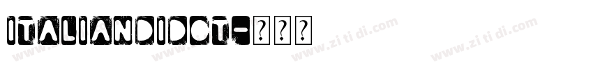 ItalianDidot字体转换