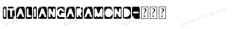 ItalianGaramond字体转换