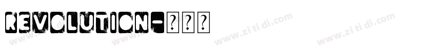 Revolution字体转换