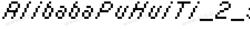 AlibabaPuHuiTi_2_55字体转换