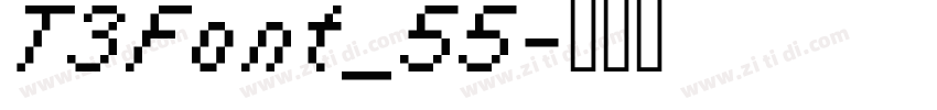 T3Font_55字体转换