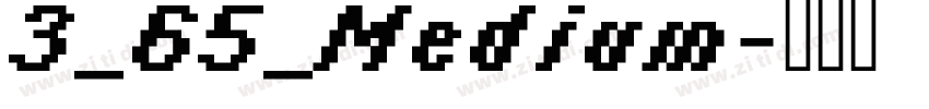3_65_Medium字体转换