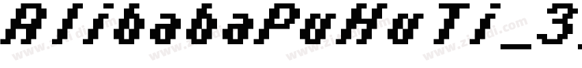 AlibabaPuHuTi_3_65_M字体转换