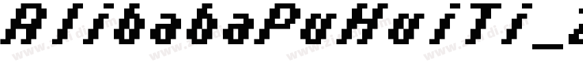 AlibabaPuHuiTi_2_65_字体转换