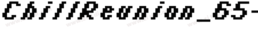 ChillReunion_65字体转换