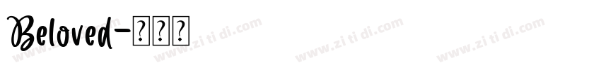 Beloved字体转换