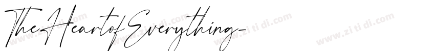TheHeartofEverything字体转换
