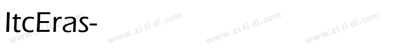 ItcEras字体转换