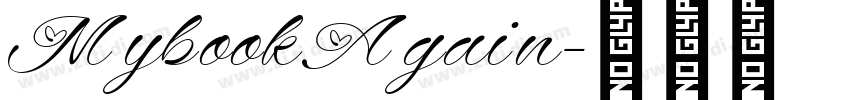 MybookAgain字体转换